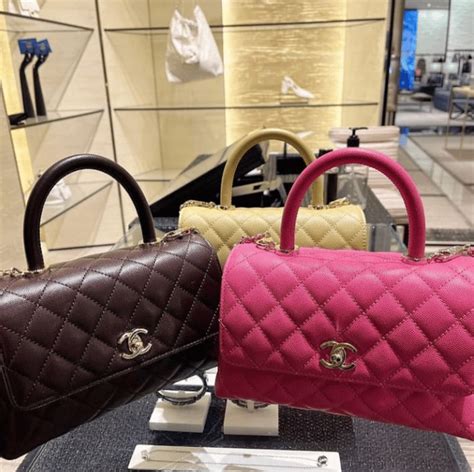 pink coco chanel handbags|chanel coco handle price 2023.